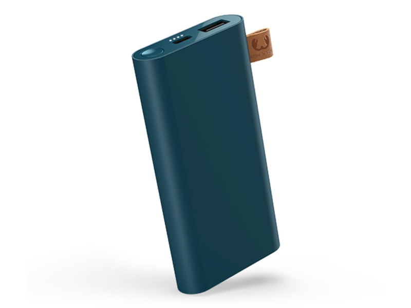 Fresh N Rebel Power Bank 6000 mAh (USB-C, Petrol Blue)